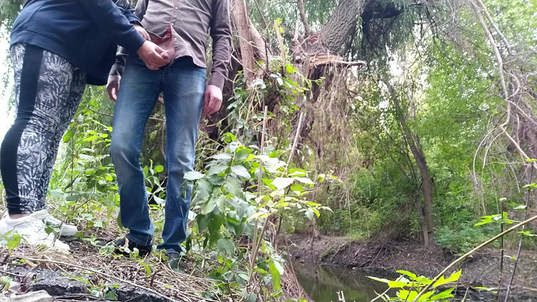 OurFetishLife: MILF stepmom takes care of stepson in nature