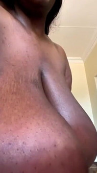Black SSBBW Striptease & Anal Masturbation