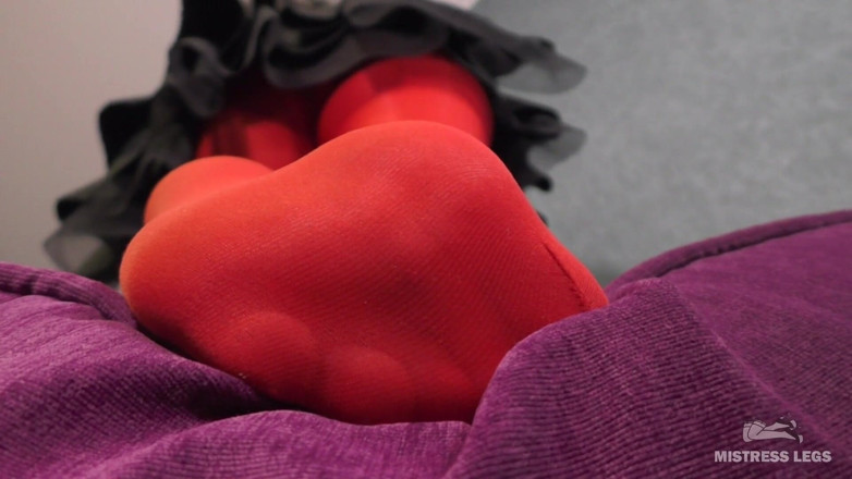 Mistress Legs: Herrin beine in sexy gefärbten strumpfhosen