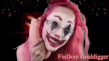 FinDom Goaldigger: Halloween balls cutting