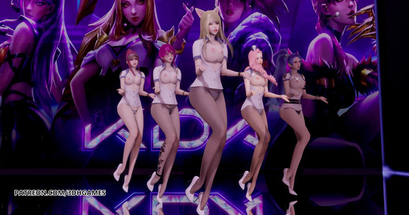 3D-Hentai Games: Somi - Ce aștepți pentru striptease - Ahri Akali Kaisa Evelynn Seraphine...