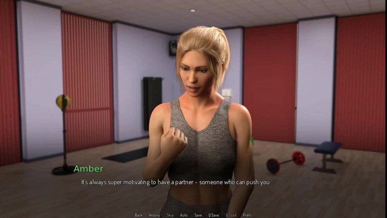 Dirty GamesXxX: College bound: strong blondie in the gym ep.39