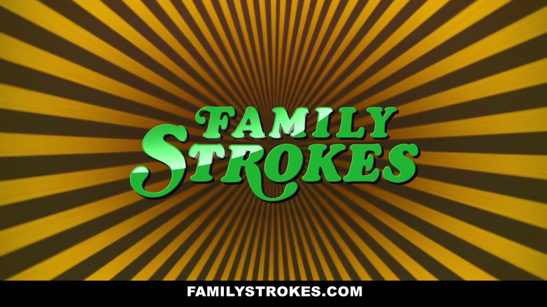 Family Strokes: Teen a prsatá macecha šukají na Vánoční prázdniny