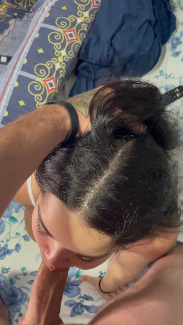 Debora Mendes: Sucking Soft and Feeling the Veiny Cock Get Hard Inside...