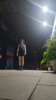 Asian Sissy Chastity Flasher