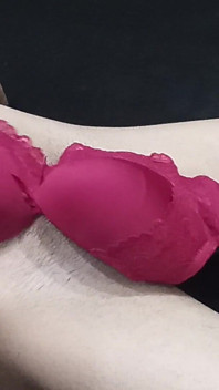 Big Cock Masturbation on Step Sister Bra