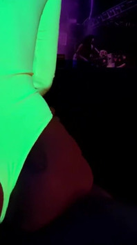 Hot MILF in Neon Body Loves to Fuck in the Dark