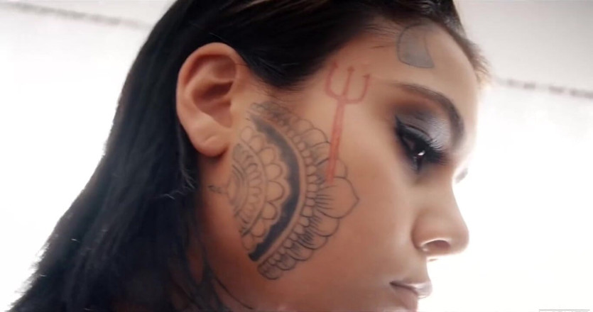 Wicked Pictures: Wicked - Inked beauty Genevieve Sinn shows her tats &amp; rides dick