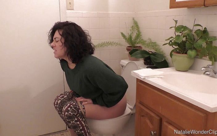 Natalie Wonder: Kinky badkamer hangout tijdens het praten over mijn serieus stinkende...