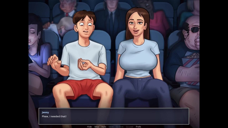 LewdArcade: Summertime saga Jenny Animation Collection [deel 03] naakt seks spel [18+] volwassen spel