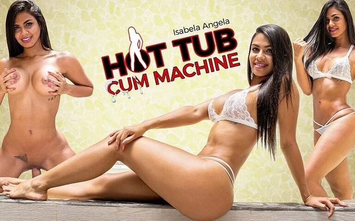 VR Latina: Hot tub cum machine