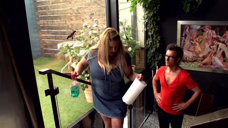 FUCK PARTY XXX and VINTAGE PARTY: Grande rabo bbw garota prazer com uma carga quente em...