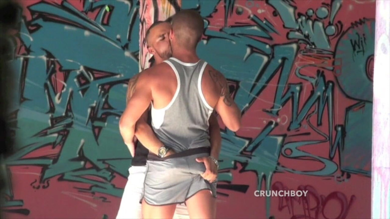 Raw French Bad boys: Muslce French boy fucked by the Latino pornstar Delta Kobra