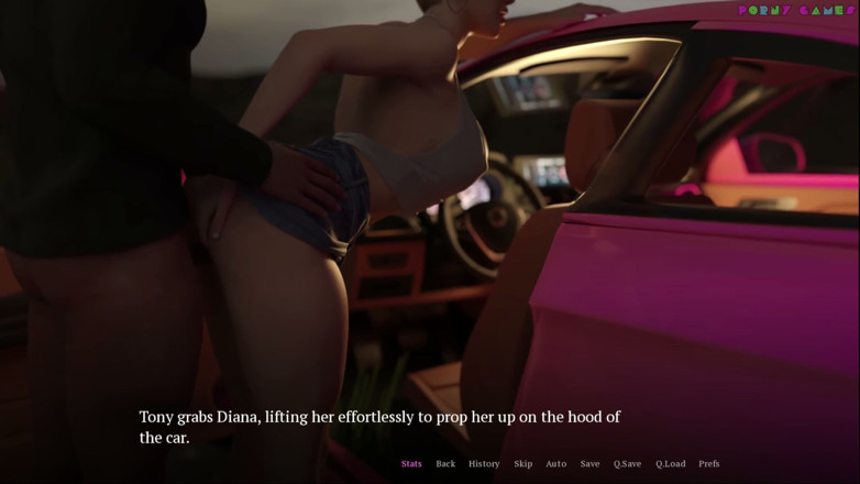 Porny Games: The Adored Marriage by Simbaclaw - Blonde MILF Has Carsex on...