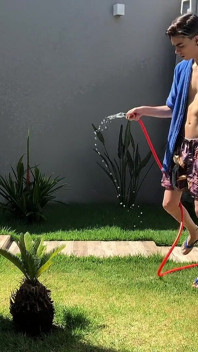 Stroking in the sun with henry
