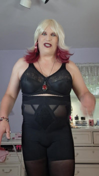 My Granny Girdle Underwear, Getting Ready to Go Out!