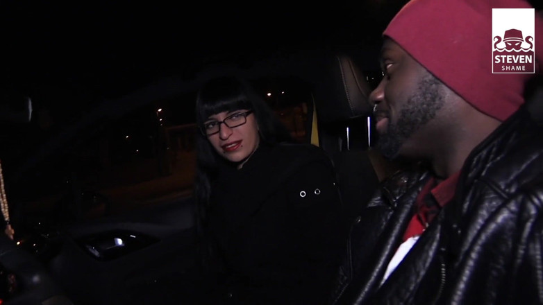 Steven Shame: 8 inches big black dick, hardcore interracial outdoor in the...