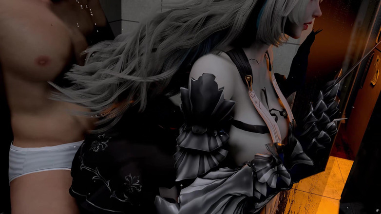 Why fuck so hard: 3d - cachonda puta cosplay super modelo se la follan tan...