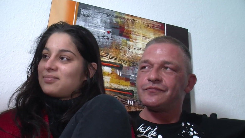Swinger Friends Germany: Sweet young Turkish girl in front of the camera for...