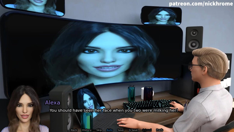 Visual Novels: Sexbot 58 - öğretmenin külotu