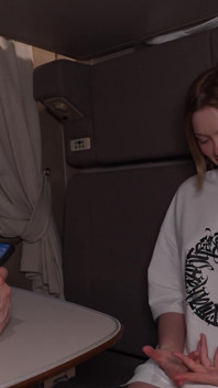 College Week off Train Ride Turned Into Hard Sex with a Stranger