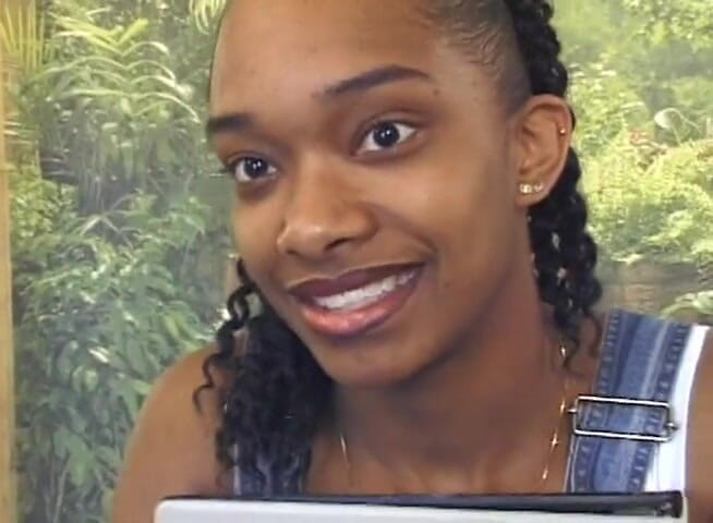 Black Jass: Wunderschöne ebenholz-teen-muschi geleckt und beim sex-vorsprechen gefickt