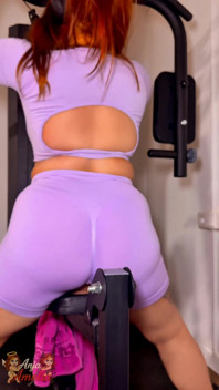 Mein Verrücktestes Solo-training Aller Zeiten - Dildotraining Im Fitnessstudio