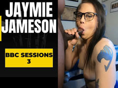 JaymieJameson: TS děvka Jaymie Jameson se podrobí BBC a vystříká se...