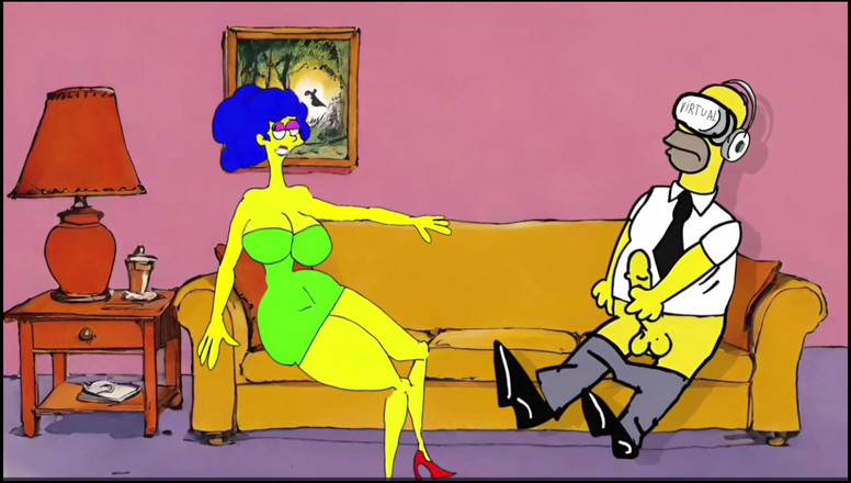 Octopussy Lovers Club: Kompilasi istri selingkuh yang nakal. Kartun, Parodi Simpson