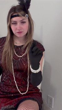 De roaring '20s aftrekinstructie 4k pov verleiding van London Evans wacht!