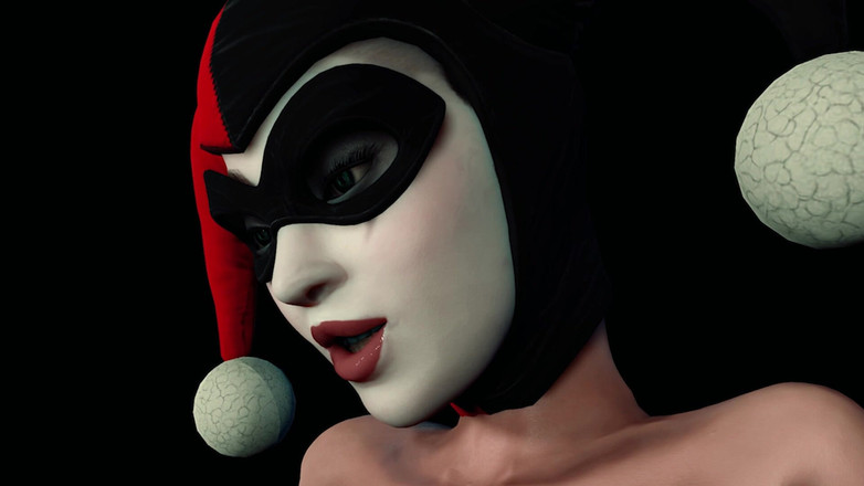 3DHentaiBeauties: Footjob stoking ketat Harley quinn