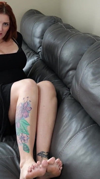 Covering Your Pregnant Girlfriends Sloes in Cum