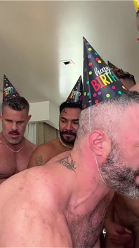 Cole Connor's B-day 13 typen gangbang