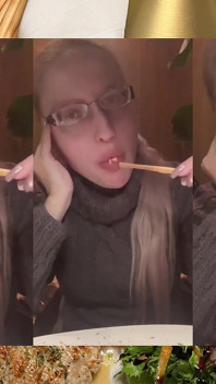 Asmr kolacja w restauracji