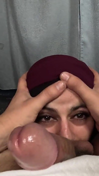 Pełny Hijabi Pokryte Szorstki i Soppy Deepthroat Mia Niqab