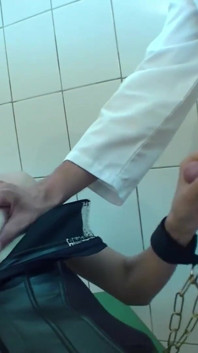 Sexy whore is getting banged and jizzed on the table