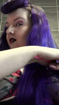 Purple Pin up Tease