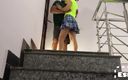 Sammy sins: Des étudiantes baisent dans les escaliers