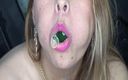 Angel eyes studio: Super Show! I Swallowed a Biggest Green Filled Condom!