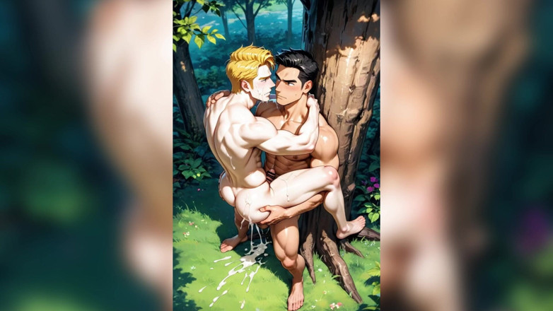 Bosss: Outdoor Gay Ass Fuck