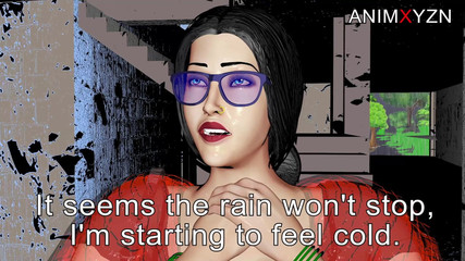 Animxyzn: 当继母在雨中湿了