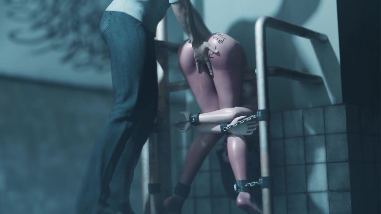 Velvixian 3D: Ada wong bondage in bagno