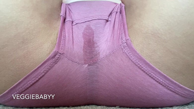 Veggiebabyy: Seethru Undies'de yakın mastürbasyon