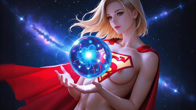 LustRender: Lustrender presentazione: nuda guardiana cosmica crystal touch - ai video