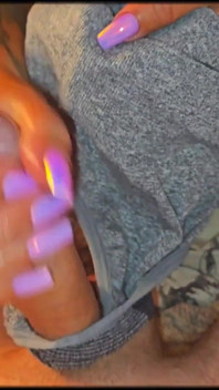 Long Nails + Panties + Oil = Cumshot