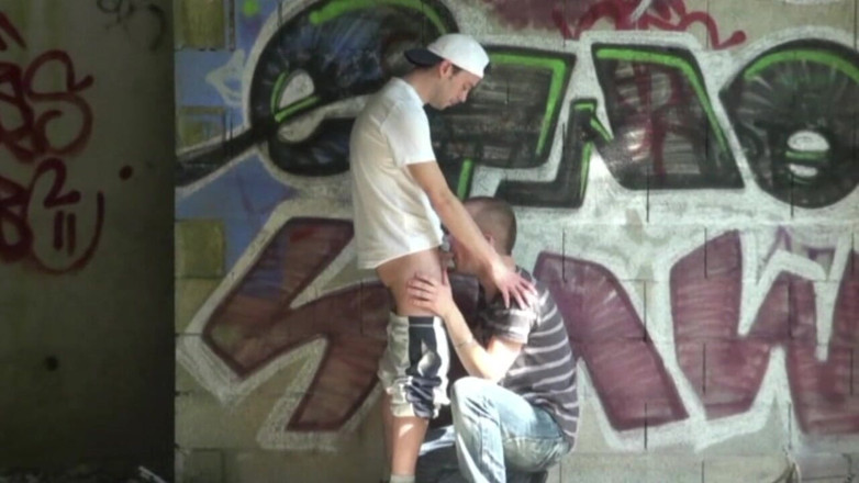 Crunch Boy: Scally boy fucked outdoor exhib