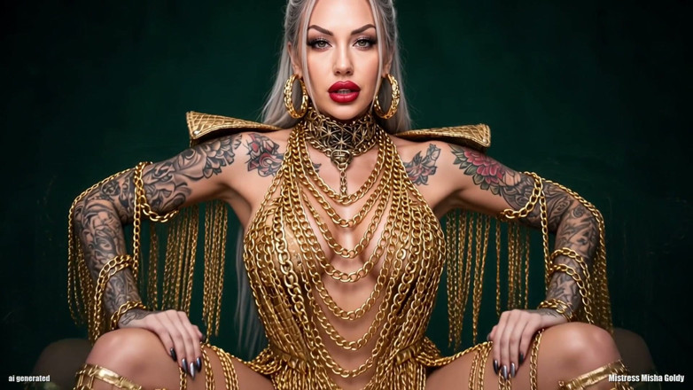 Goddess Misha Goldy: Pinned by My Heel
