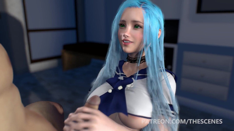 The Scenes: 3D 포르노 세일러 애니메이션 헨타이 핸잡