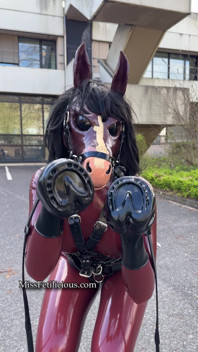 Latex Pony Girl