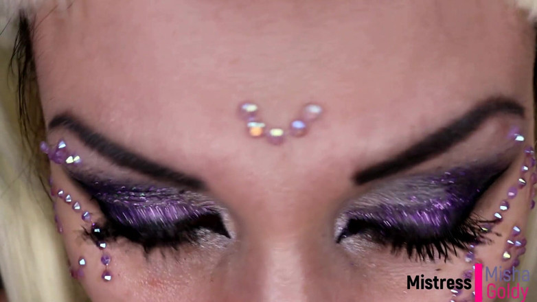 Goddess Misha Goldy: Giantess Drooling and Cumming Before Eating You Alive